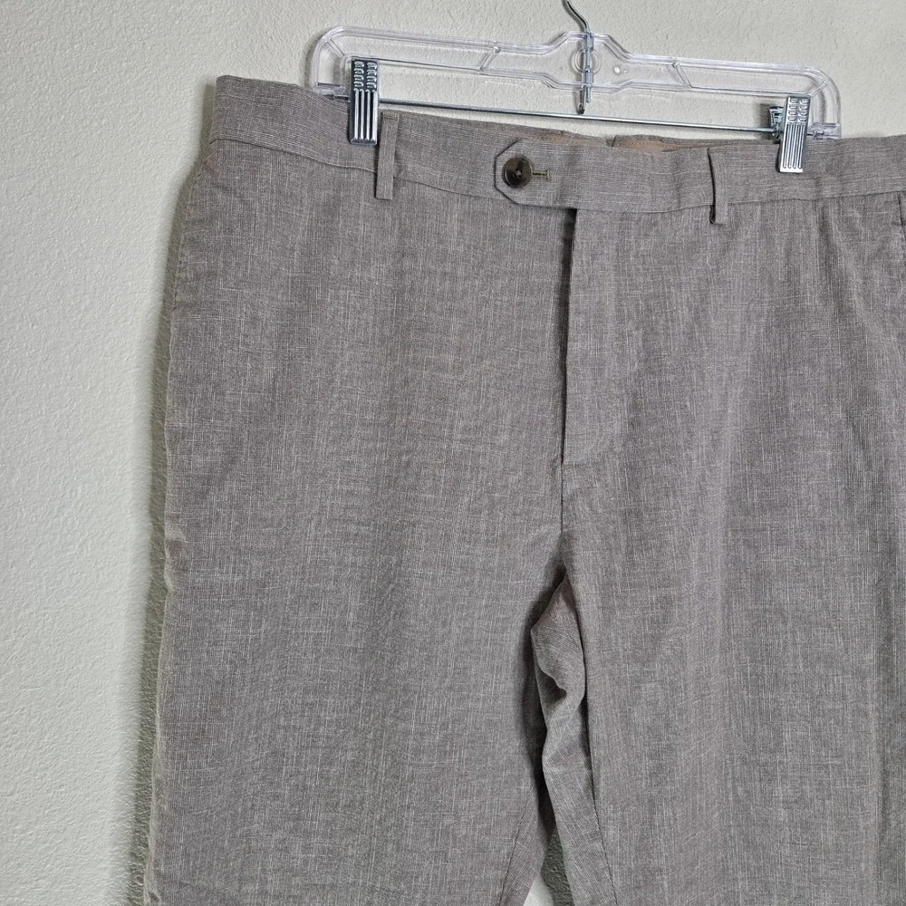 Banana Republic Tailored Slim Fit Mens Pants 36 Gray Cotton‎ Blend Dress Casual